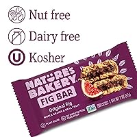 Vista 4 de Nature’s Bakery Whole Wheat Fig Bars, Original Fig, Real Fruit, Vegan, Non-GMO, Snack bar, 1 box with 12 twin packs (12 twin packs)
