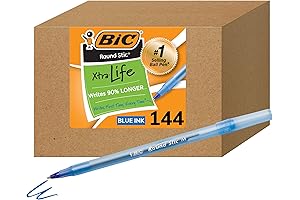 Take Notes and Scribble with the Enduring BIC Round Stic Xtra Life...