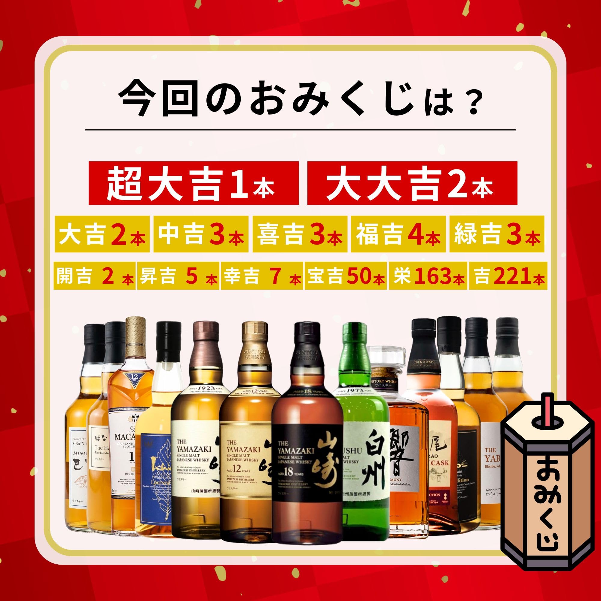 Amazon.co.jp: ウイスキーみくじ 【第141弾】 ウイスキーくじ 6月29日