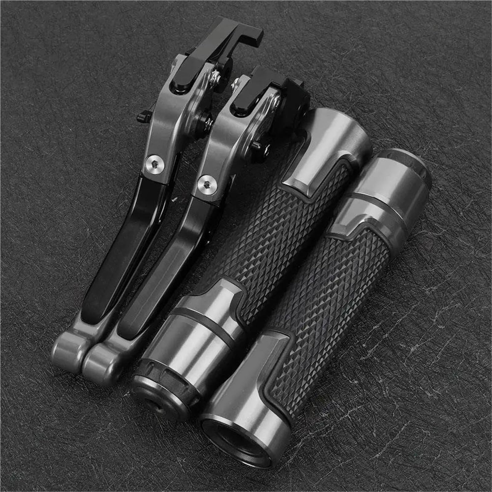 GQUIKGW Replace Motorcycle Parts Adjustable Pivot Brake Clutch Levers Control Handles for Kawasaki ZRX1200 ZRX 1200 1999-2007(Black5)
