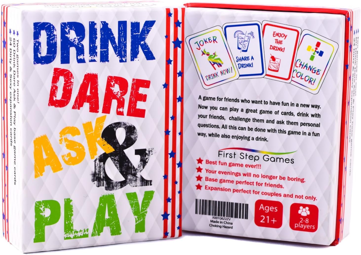 Drink Dare Ask & Play - Fun Adult Drinking Card Game for Parties