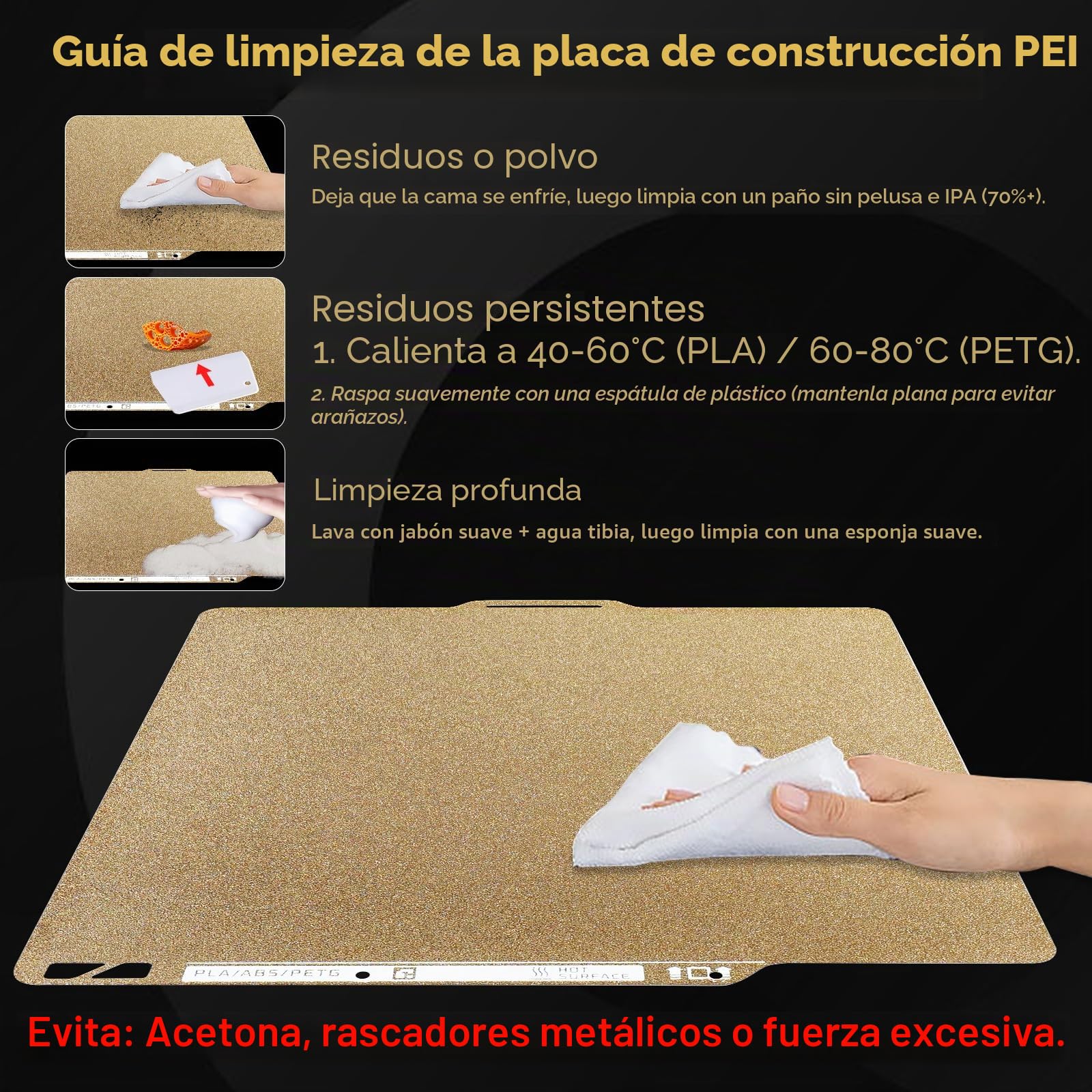 Placa de impresión texturizada PEI de 257x257mm para Bambulab X1 X1C X1E P1P P1S P2S A1, cama de impresión PEI de acero de muelles suave con código QR Placa de construcción PEI para