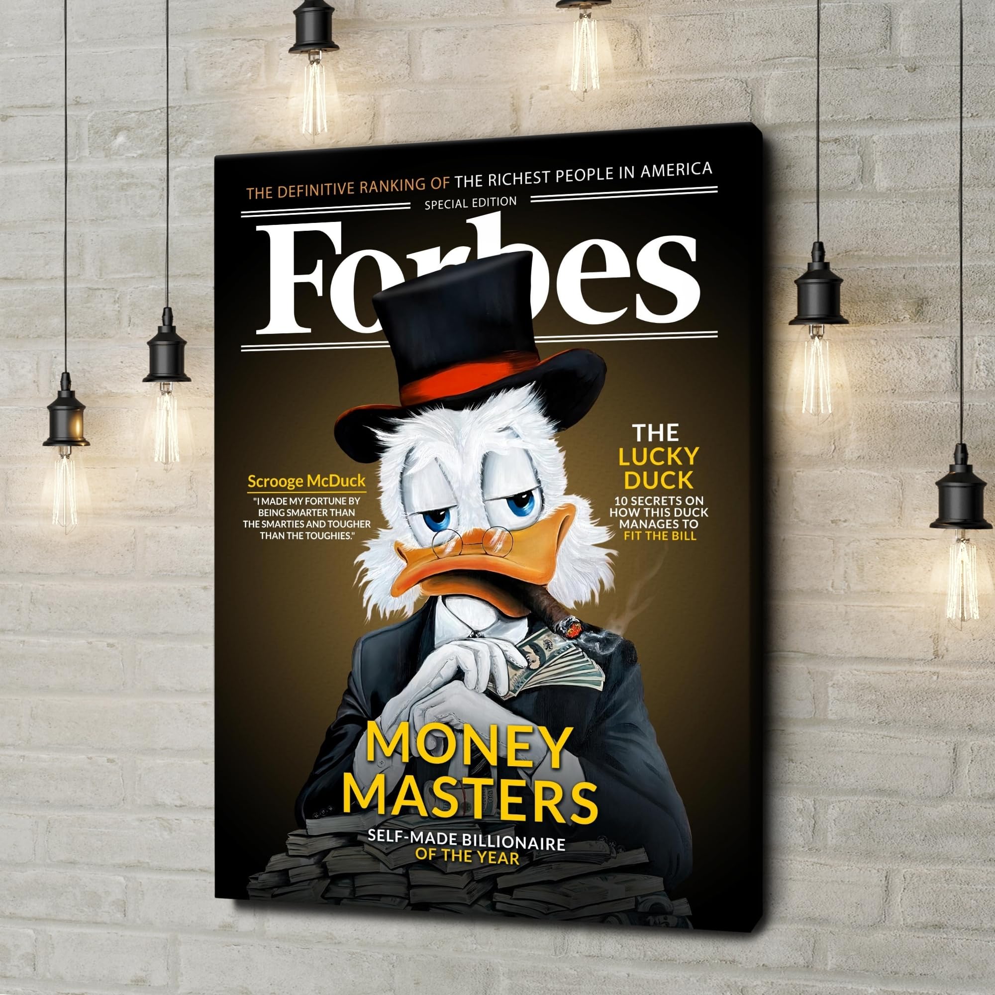 Artmazing | Quadro da parete XXL 55 x 80 cm su tela | Dagobert Forbes | Telaio in legno massello certificato FSC | Stampa artistica di qualità per soggiorno, camera da letto, cucina e ufficio