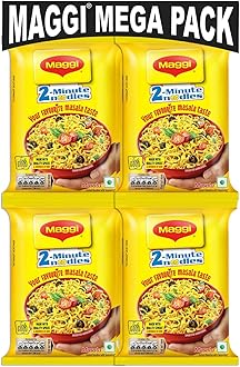 2 Minutes Noodles Masala, 70 grams pack (2.46 oz)- 12 pack - Made in India