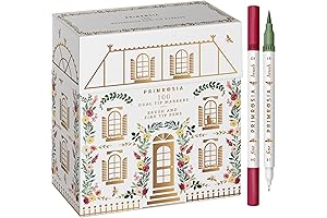 Primrosia Dual Tip Marker Pens, Perfect for Journals and Sketching