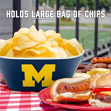 YouTheFan NCAA Michigan Wolverines Large Party Bowl