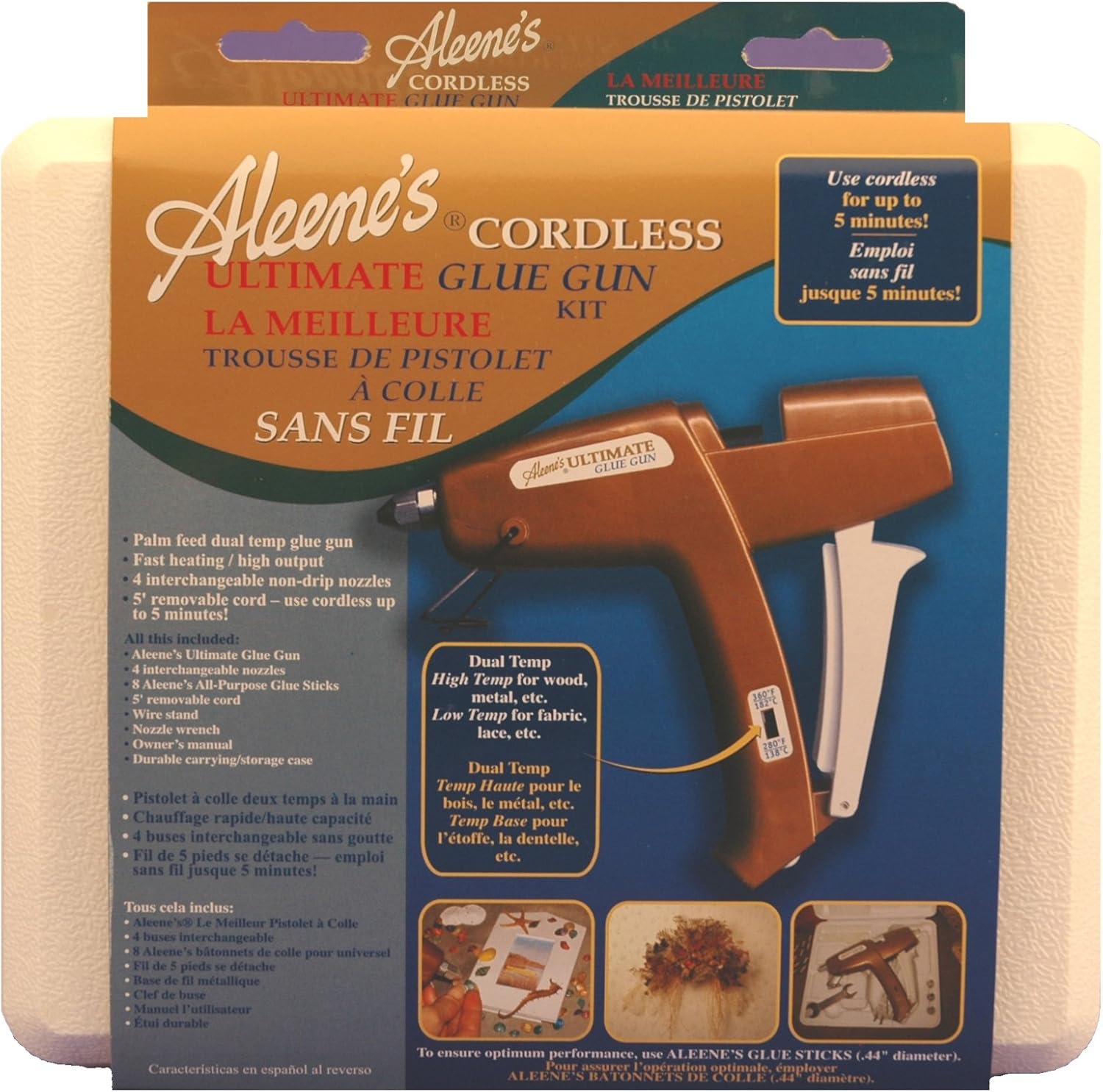 Adhesive Technologies 0945 Aleene's Ultimate Gun Kit Power Glue Guns