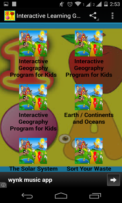 Interactive Learning Games Videos - App on Amazon Appstore