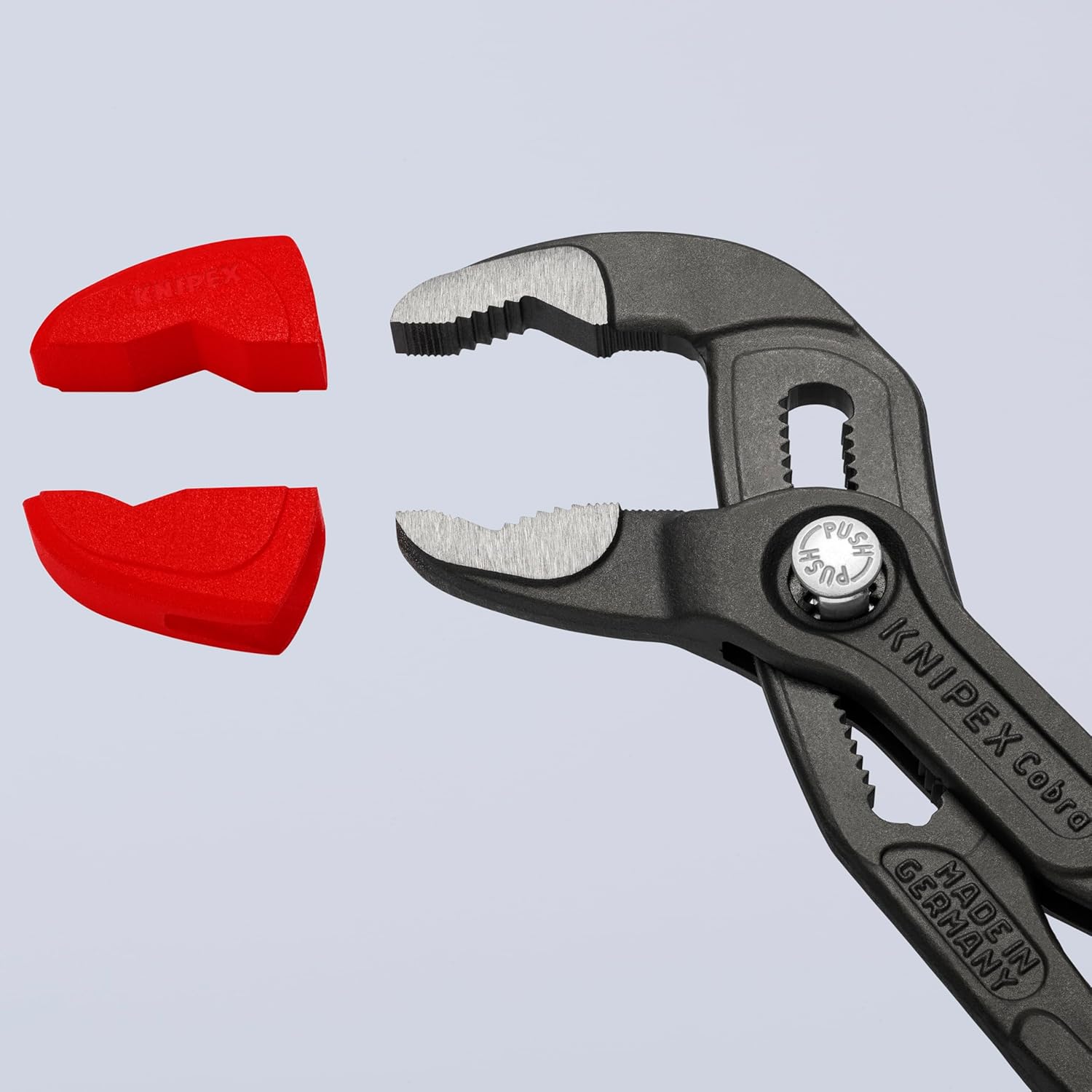 KNIPEX 3 pairs of plastic jaws for all 87 XX 250 models (models from 2007) in blister pack, 87 09 250 V01