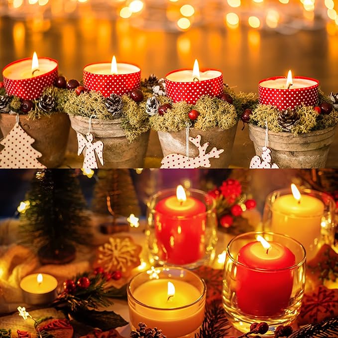 Kit para hacer velas, 60 pabilos y accesorios miniatura 7