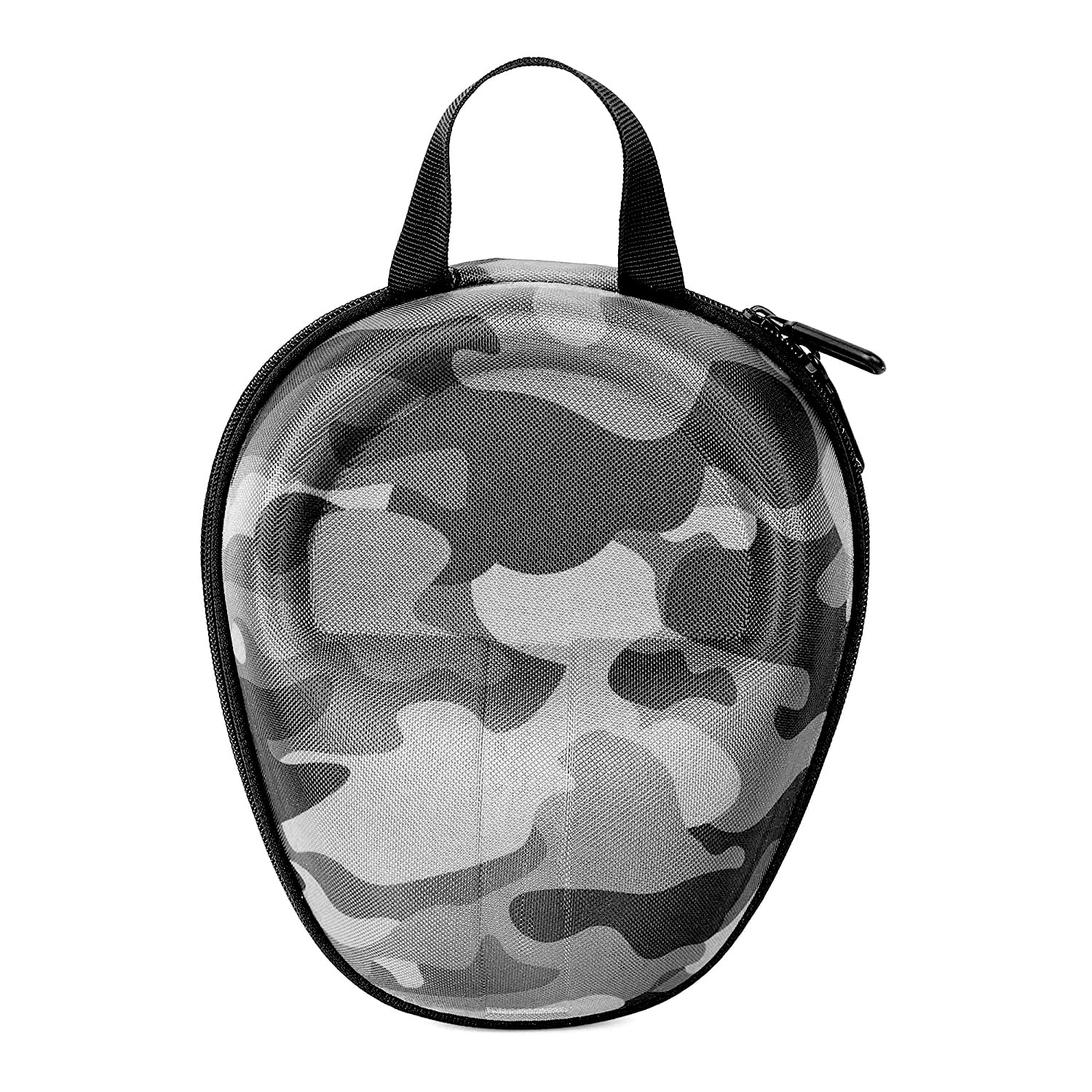 GadgetBite Headphone Carrying EVA Case Earpads Storage Bag Headphone Pouch Portable Anti-Pressure Compatible with Boat 550/Sony WH C510/Flix X1/Sony CH710n/Hyperx Cloud Cases (Army Grey)