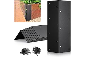 Rust-Resistant, Raised Garden Bed Brackets for Effortless Corner Assembly