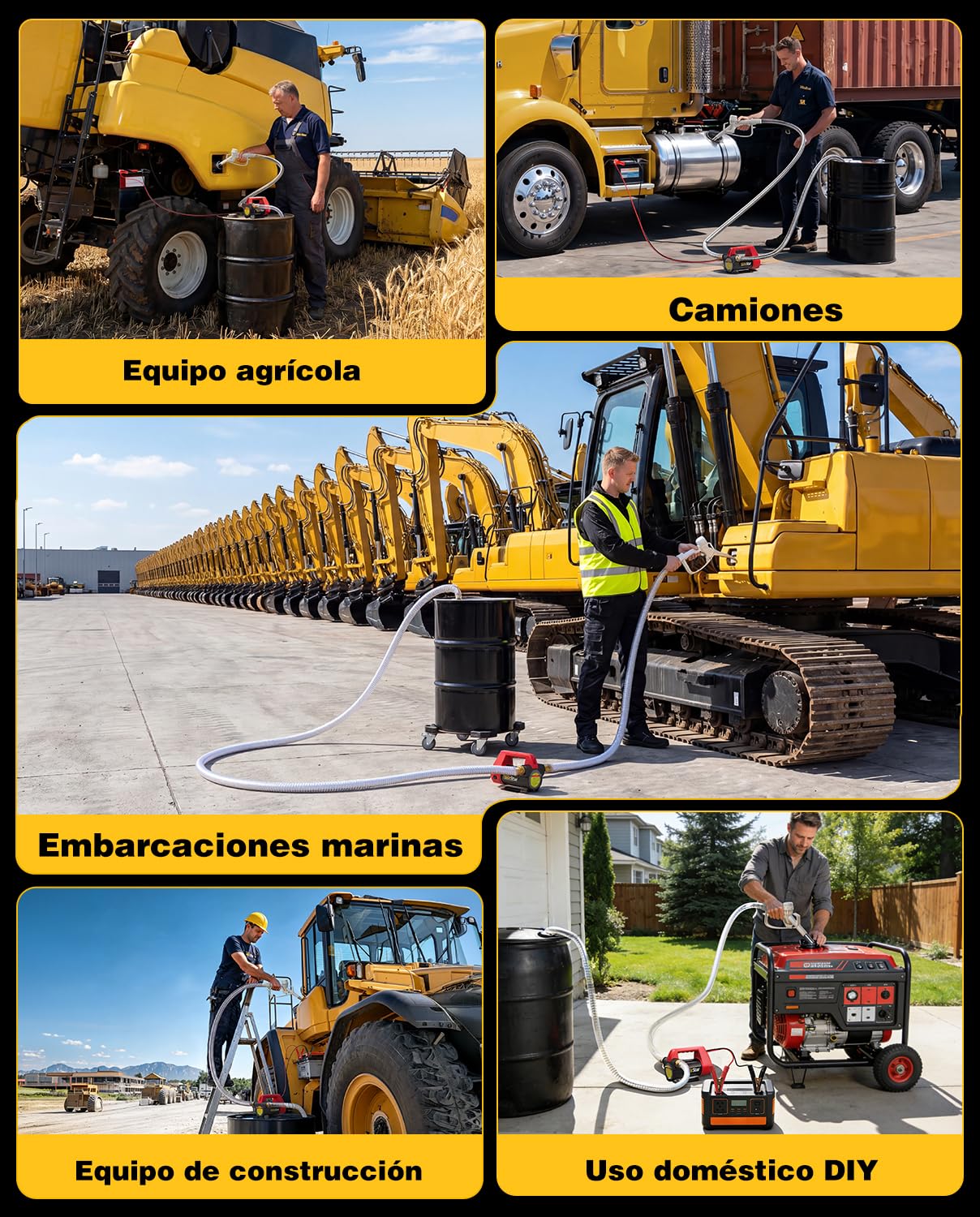 TaskStar Bomba Trasvase Gasoil 12V: Caudal 50 L/min, Eléctrica Bomba Portátil con Pistola, Filtro y Mangueras para Diésel, Biodiésel, Queroseno y Gasóleo – Para Casa, Granja y Obra
