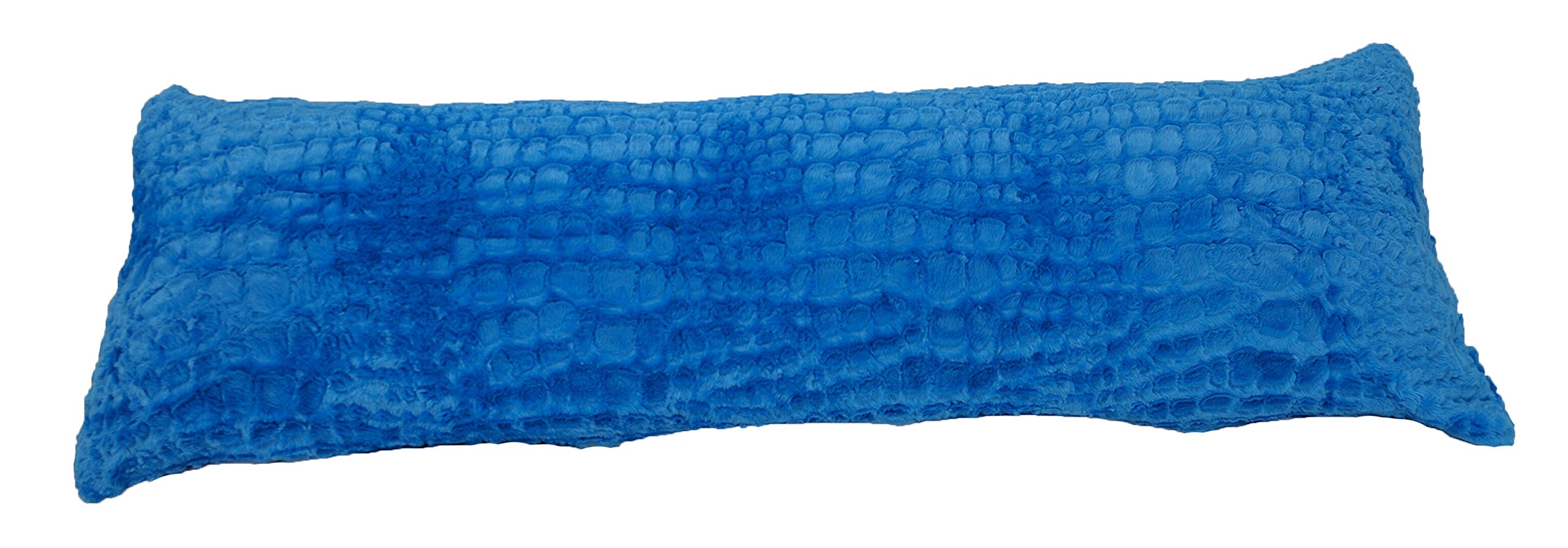 Pillowtex Plush Body Pillow (20 Inches x 54 Inches Blue)