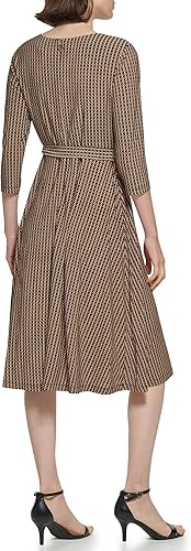 Miniatura 3 de Tommy Hilfiger Vestido midi ajustado y acampanado para mujer