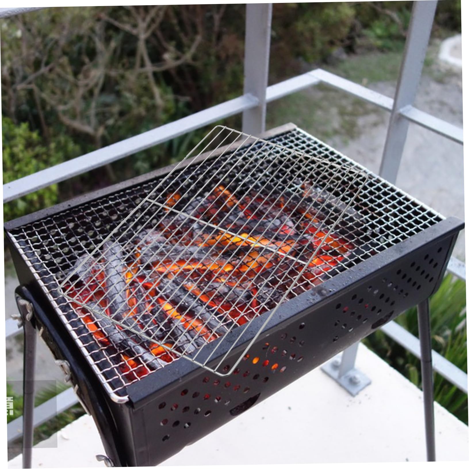 GANAZONO Griglia per Cottura Barbecue BBQ Acciaio Inox Oktoberfest Decor