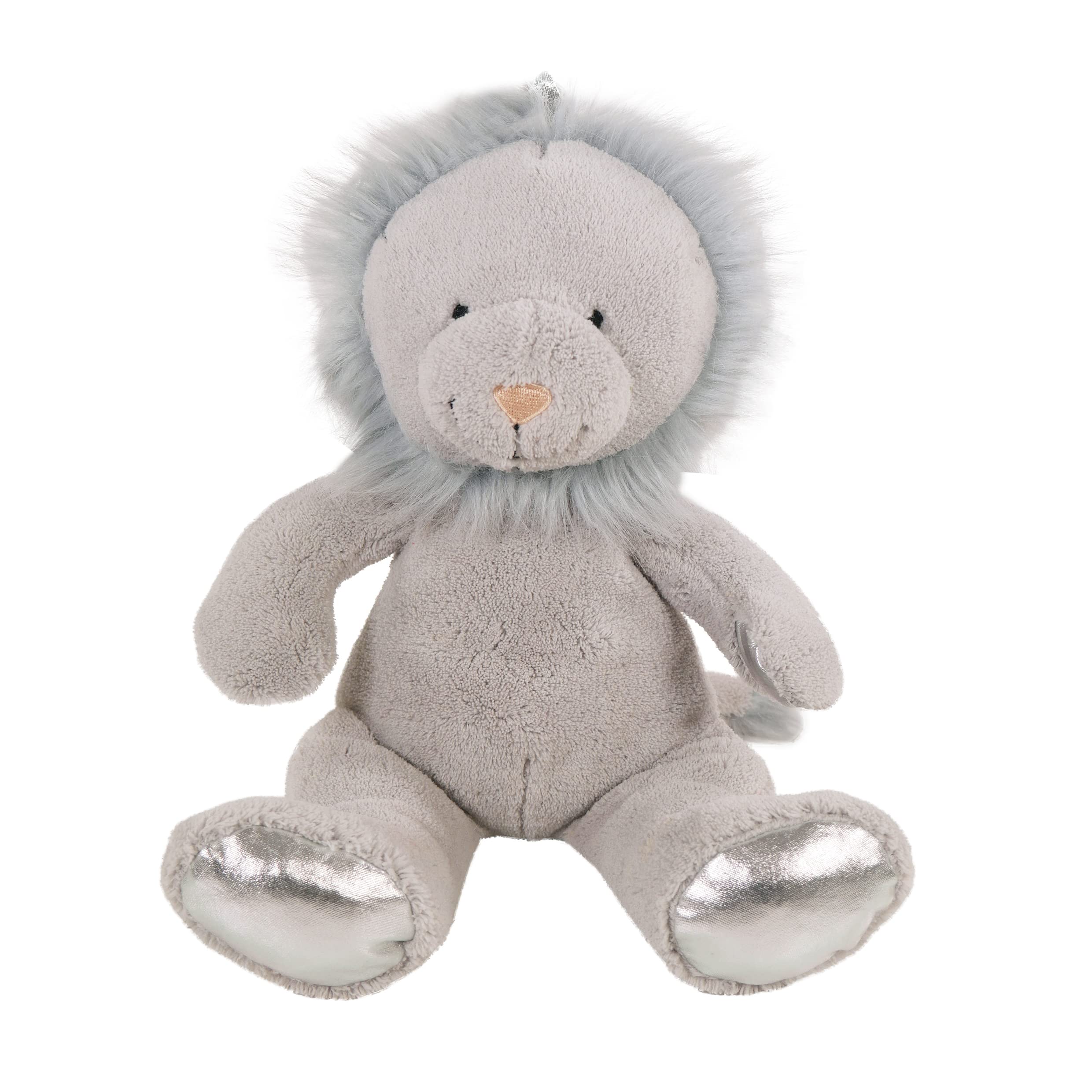Rosewood Cupid and Comet Silver Lion, Christmas Plush Dog Toy, 25cm x 38cm