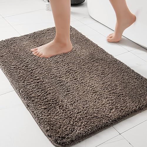 Miniatura 7 de EMEMA Alfombra de baño antideslizante, peluda, absorbente, pequeña, alfombra interior de cocina, para baño, dormitorio, cocina, entrada, 16 x 24