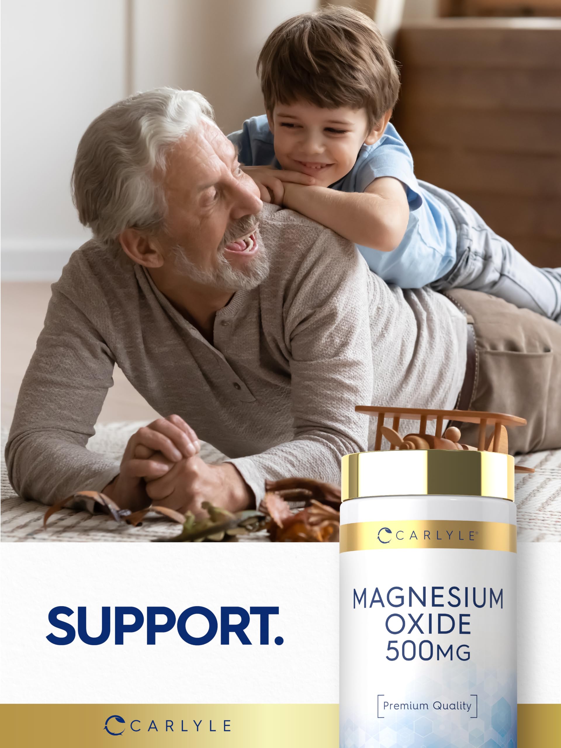 Carlyle Magnesium Oxide 500mg | 120 Capsules | Premium Quality — Amazon image 6