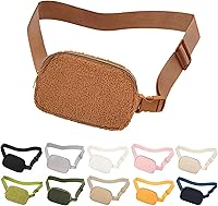 Vista 207 de Riñonera cruzada para mujeres y hombres, bolsa para cinturón para senderismo con correa ajustable, riñonera para correr, entrenamiento, deportes