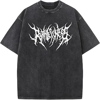 Y2K Vintage Hip-hop T-Shirt Made of Pure Cotton, Loose Fitting, Mens and Womens Short Sleeves