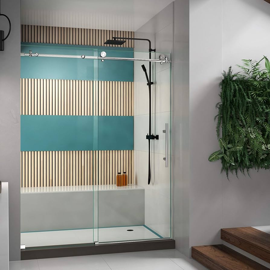 DreamLine Enigma-X 56-60 in. W x 76 in. H Fully Frameless