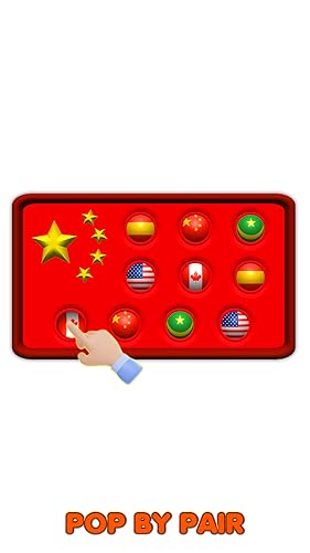 Pop It Flags 3D - DIY Antistress Calming Game