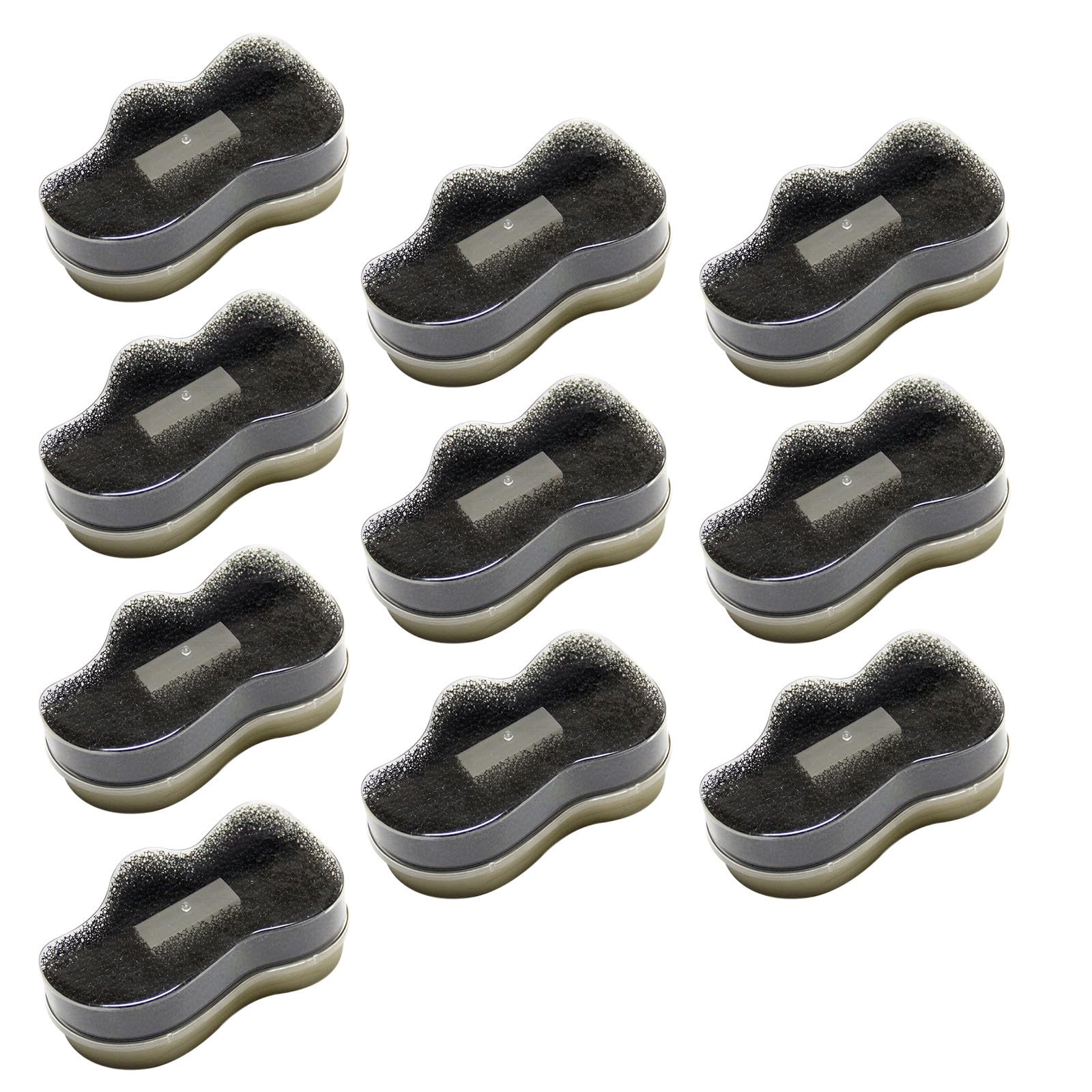 Cepillo para gamuza y nobuk en pack de 10 piezas con mango ergonómico para calzado