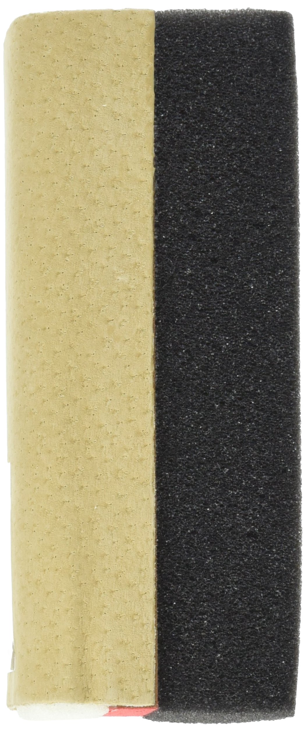 Quartet Deluxe Scofoam gumka do ścierania, 15 x 5 x 5 cm, zamszowy uchwyt, jasnobrązowy i czarny (ESC05)