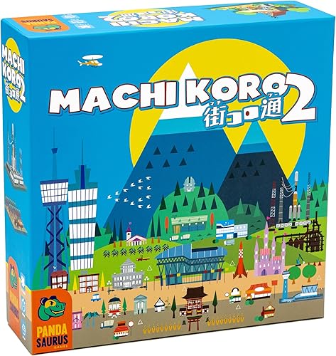 Miniatura 1 de Pandasaurus Games Juego de mesa Machi Koro 2  Juego de mesa de estrategia de construcción de ciudades  Juego de dados de ritmo rápido para adultos y