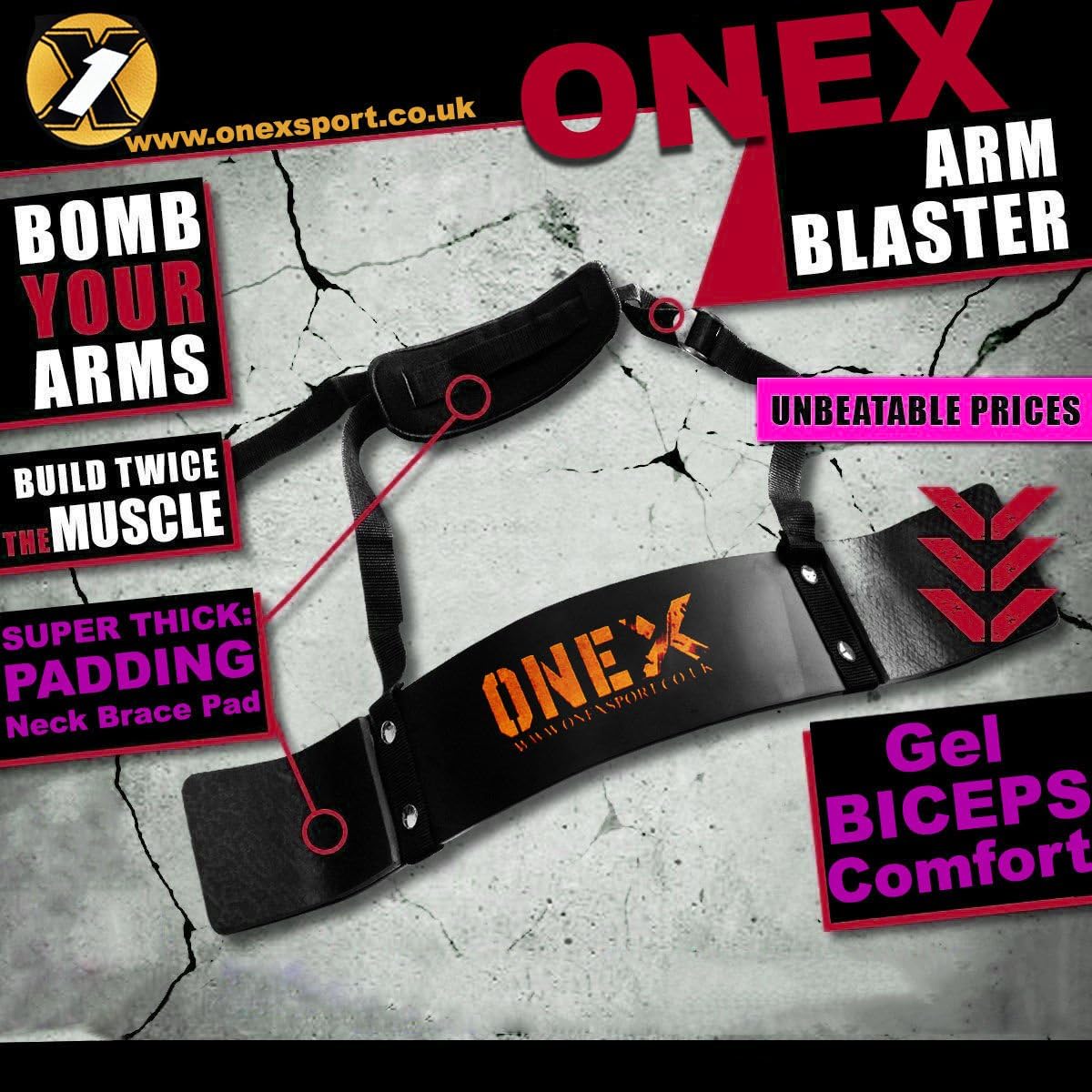 New Fitness Weightlifting Arm Blaster Biceps Isolator Gym Support Straps Gym Gloves Wraps Arm Training Bomber Curl