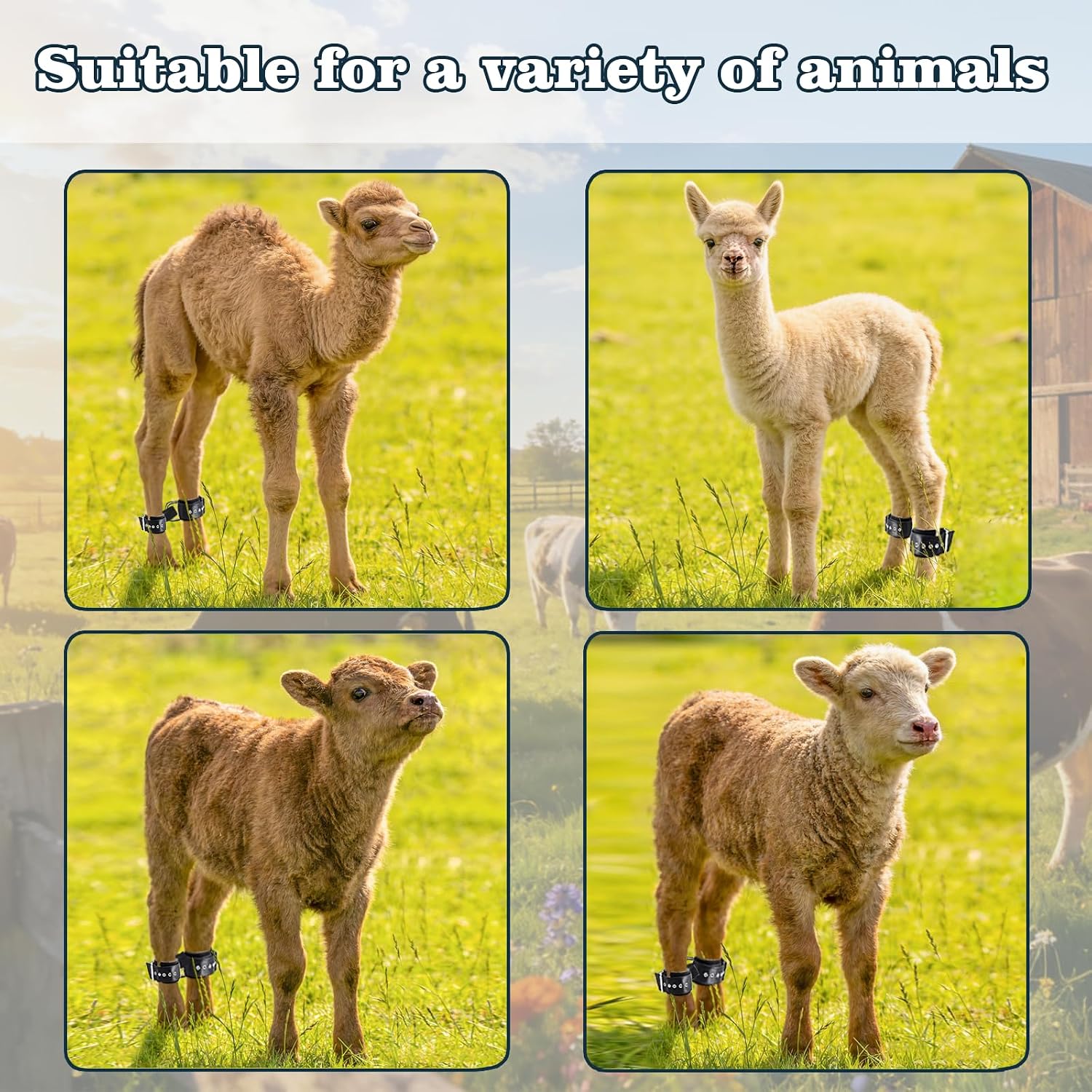 2 Legged Horse Hobbles, Adjustable Soft Leather Horse Tack | Adjustable soft leather horse restraints are lightweight for controlled grazing, training, stable routines, and travel.