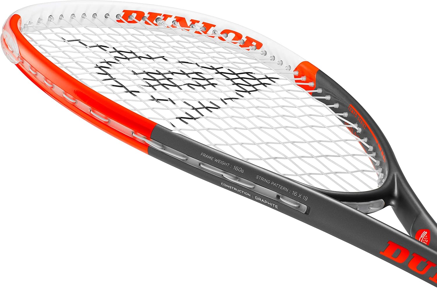 Dunlop Sports Tempo Tour 4.0 Squash Racket , Grey/Red/White : Everything Else