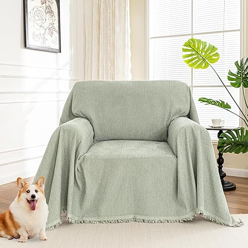 MYSKY HOME Oversized Armchair Couch Cover for 1 Cushion Couch,