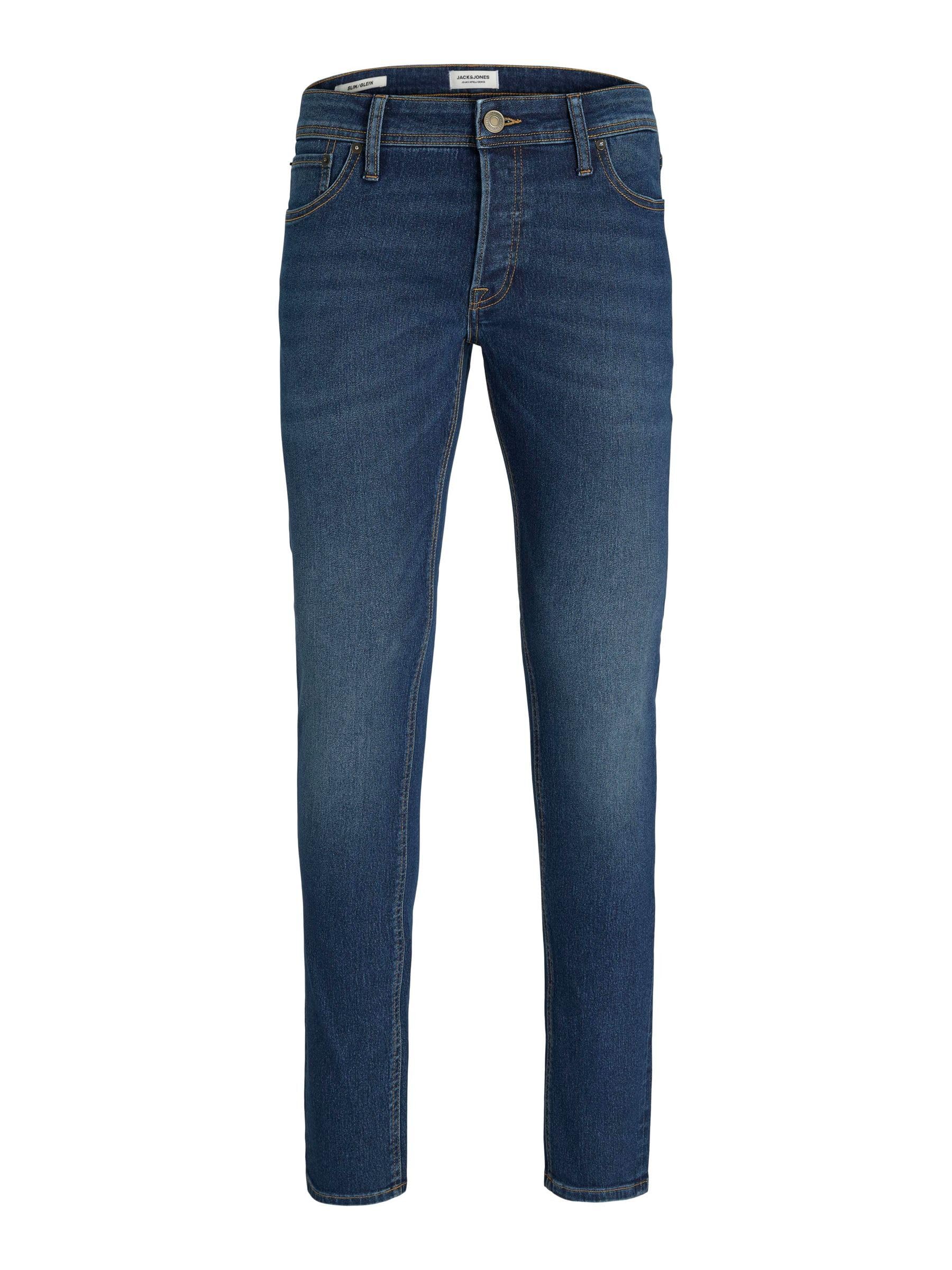 JACK & JONES Men's Jjiglenn Jjoriginal Mf 071 Noos Pls, Blue Denim, 32