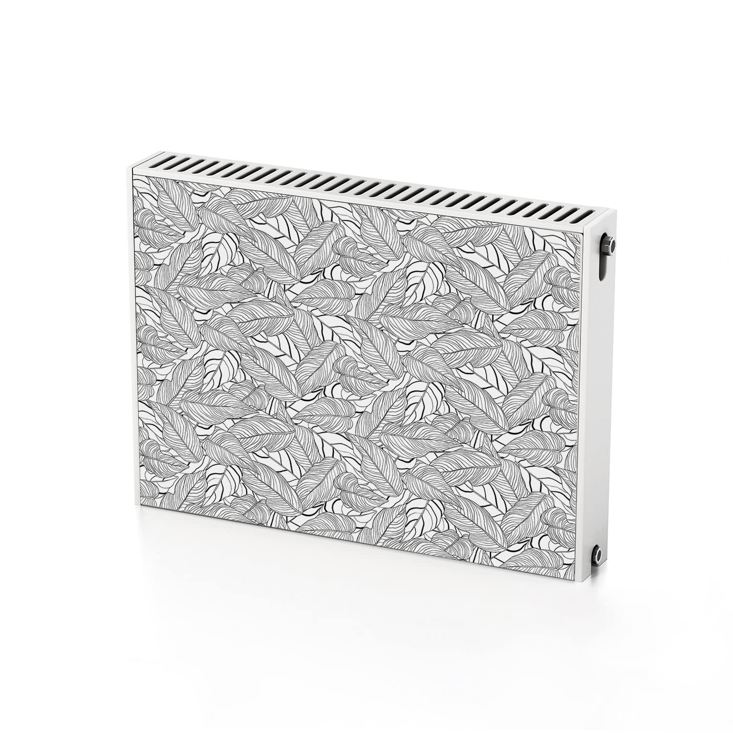 Aimant de radiateur 80x60 cm décor feuilles d'art longues