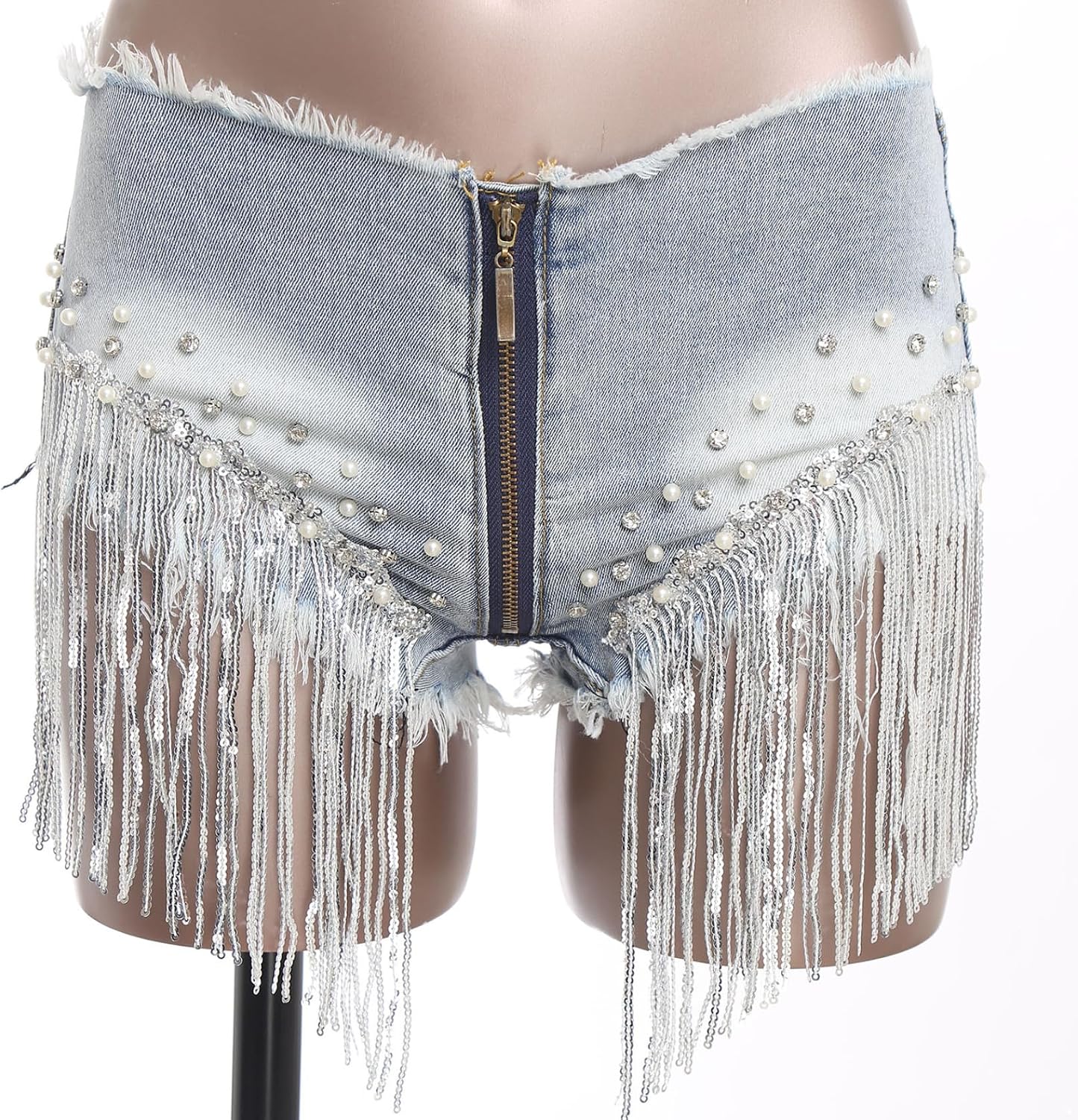 Linjinx Womens Hot Pants Denim Jeans Mini Shorts Cowgirl Costume Party Clubwear Dancing