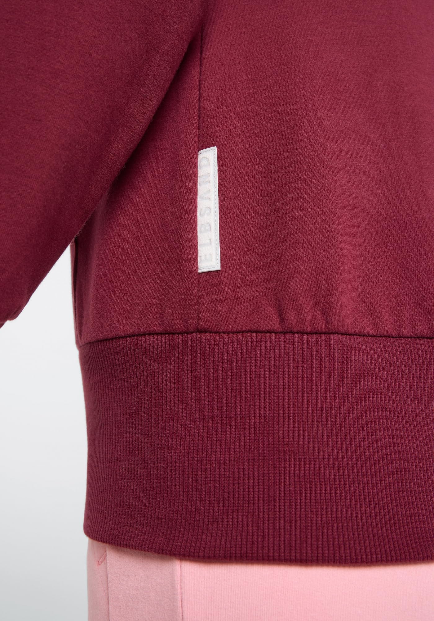 Elbsand Damen Sweatjacke mit Kapuze ESWKalea Zip Hoodie Logoprint