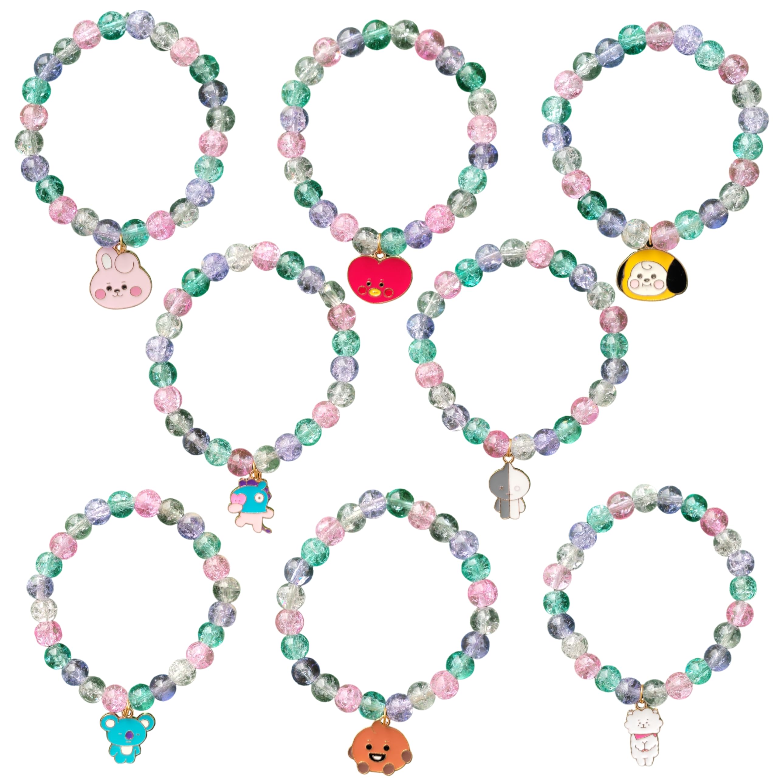 See full amazon price history chart for Pack Of 8 (Cooky,Tata,Chimmy,Rj, Koya,shooky,mang,van) Cute Korean BTS Character Charms Beads Bracelet Combo For Women And Girls|Accessories Gift For BTS Army Pack Of 8 (Cooky,Tata,Chimmy,Rj, Koya,shooky,mang,van) Cute Korean BTS Character Charms Beads Bracelet Combo For Women And Girls|Accessories Gift For BTS Army (B0CWD94HVP) Amazon Price History, Amazon Price Tracker