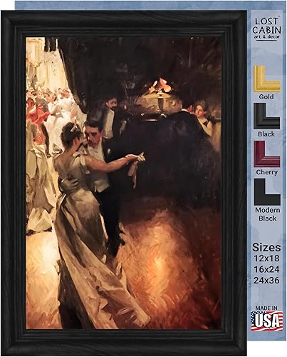 Waltz by Anders Zorn - Lienzo enmarcado para decoración de pared lienzo de reproducción de pintura de arte fino impresión de galería pequeña o Waltz by Anders Zorn - Lienzo enmarcado para decoración de pared lienzo de reproducción de pintura de arte fino impresión de galería pequeña o