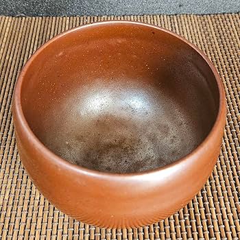 Amazon.co.jp: 松風山焼 和同窯 藤本尚己(尚山) 鉄釉 茶碗 共箱