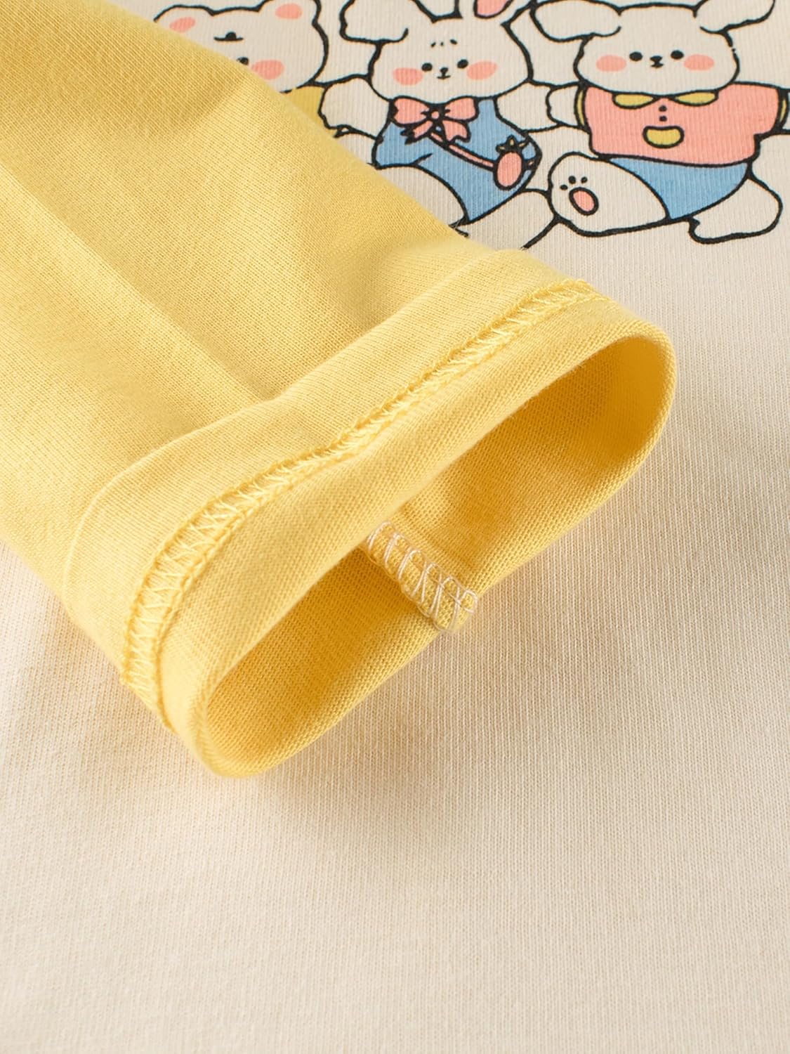 100% Cotton Girls T-Shirt 2-Pack Cute Tops Casual Soft Printed Toddlers Tees Layering 18Months-8Years