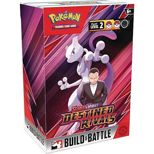 Pokemon TCG: Scarlet & Violet - Destined Rivals - Build & Battle Box - 4 Packs