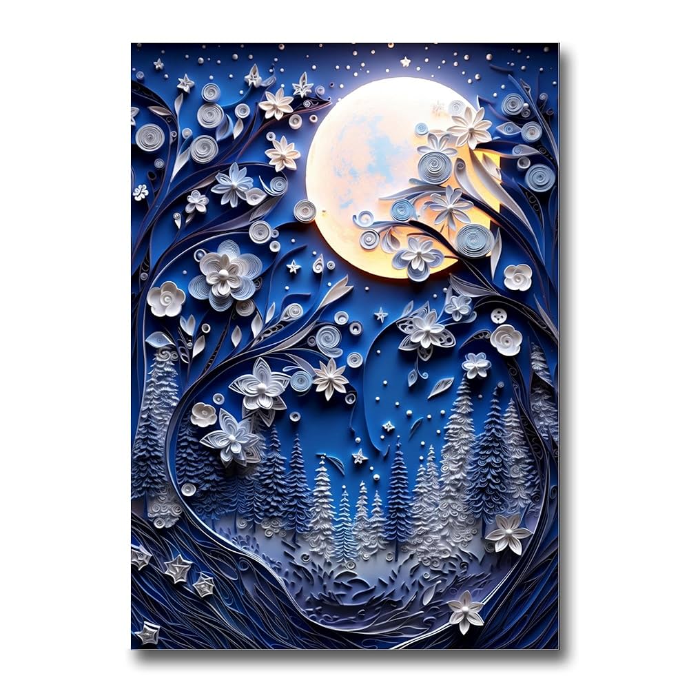 Amazon.com: Print Scenery of starry sky sparkling with bright moon paper quilling style, Nature Art, Botanical Wall Art, Nature poster Print, Minimalist Wall Art, poster : Home & Kitchen amazon-com-print-scenery-of-starry-sky-sparkling-with-bright-moon-paper-quilling-style-nature-art-botanical-wall-art-nature-poster-print-minimalist-wall-art-poster-home-kitchen