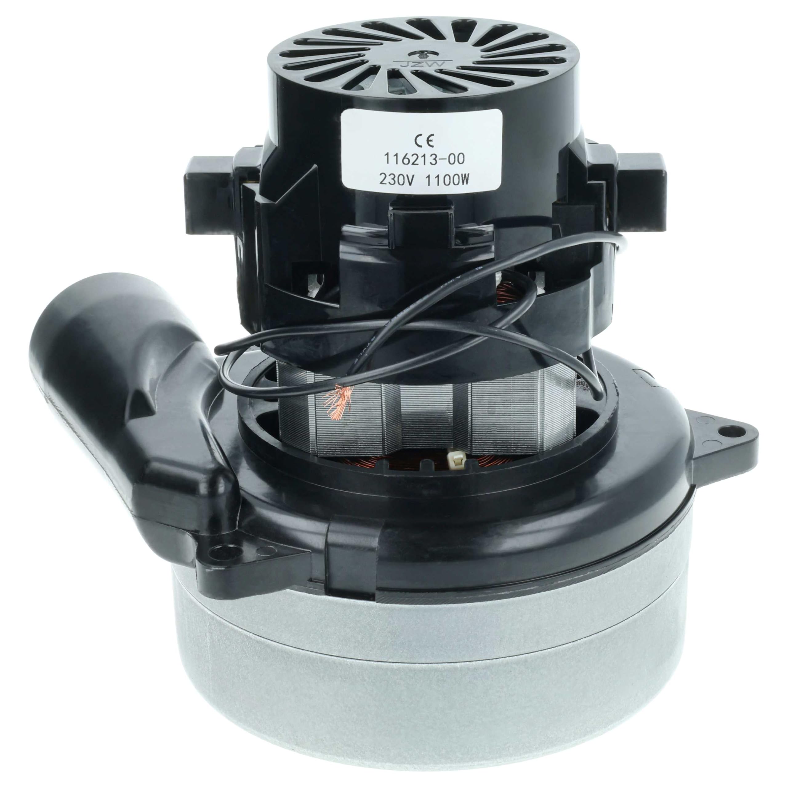vhbw Motor de repuesto compatible con Lavor Compact Nox 45 E, Easy 50 E aspiradora - 1100 W