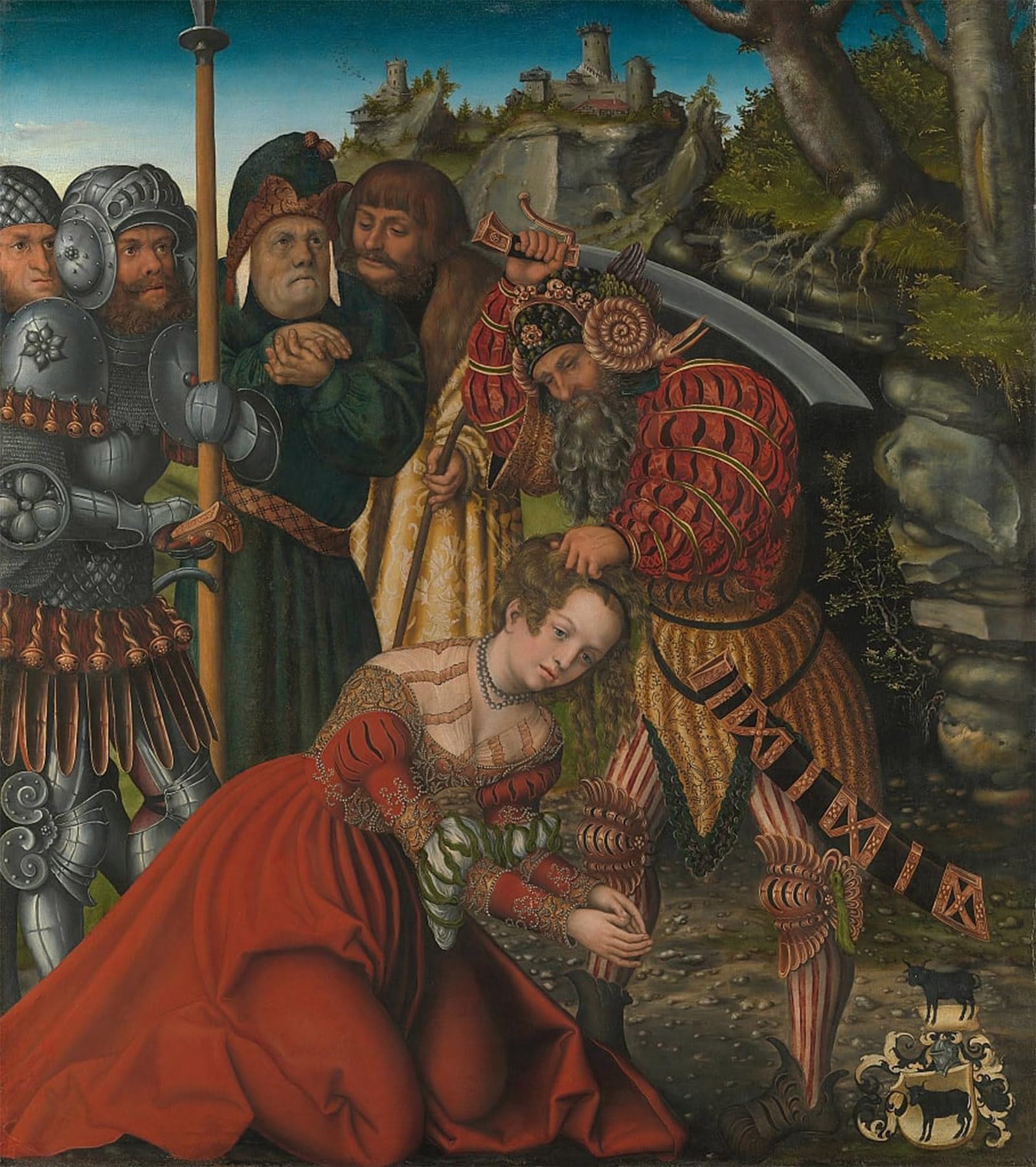 SERENDIPITP Retro Picture Poster Wall Art Pictures Painting Virgin with Cherries by Lucas Cranach the Elder Wall Art Canvas Print for Wall Decor 60x90cm