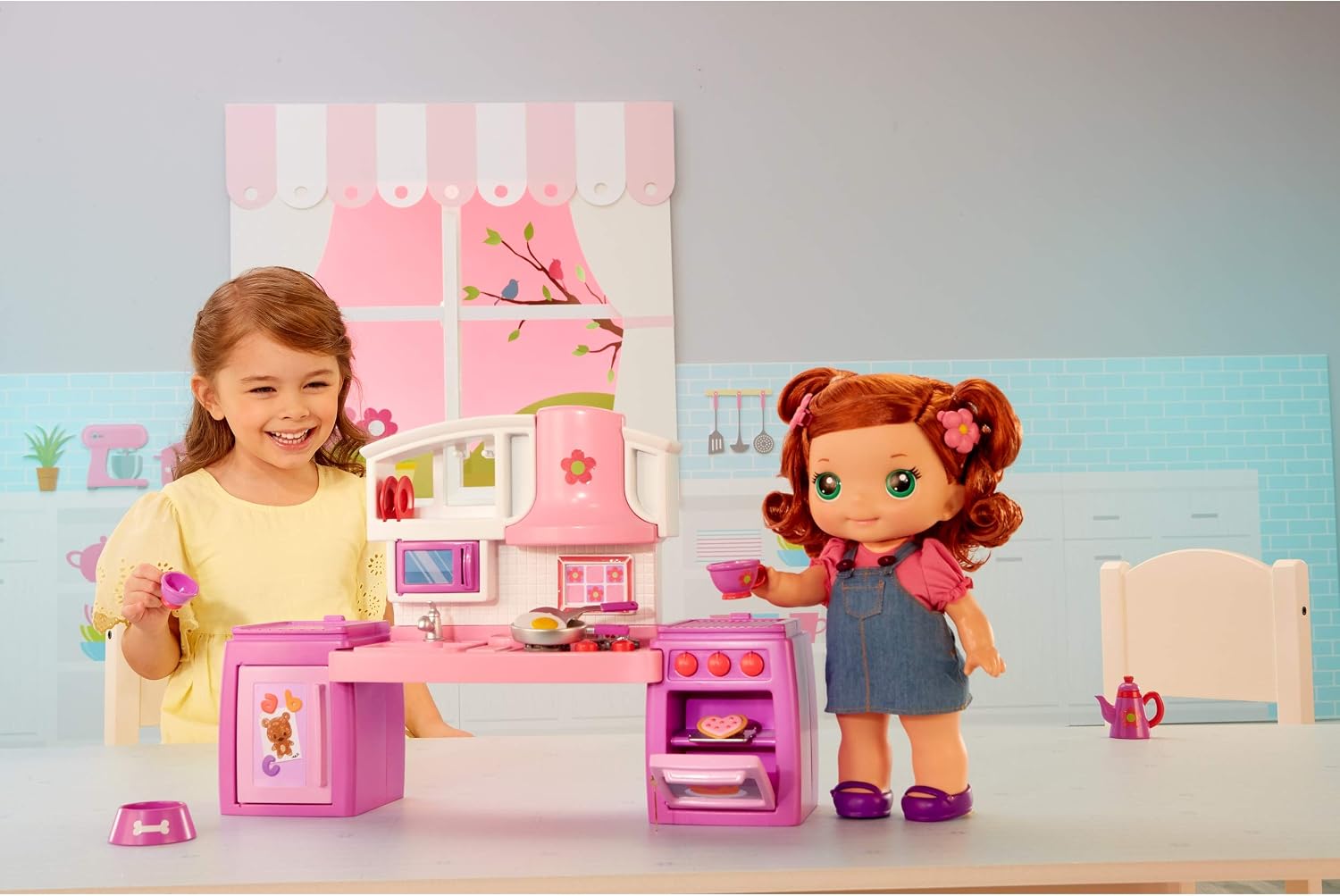Lilly's Cook & Bake Kitchen Doll Playset by Lilly Tikes from Little Tikes for Kids Ages 3 Years and Up