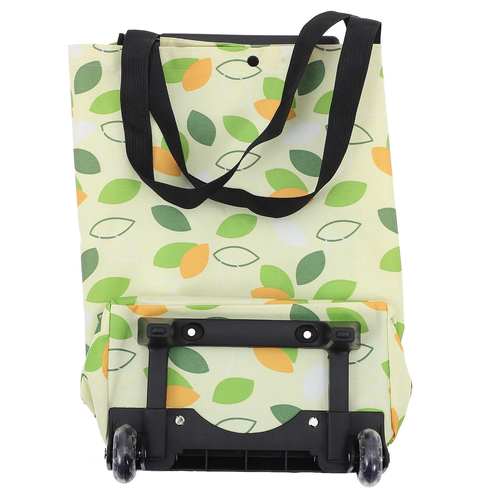 GALPADA Faltbare Einkaufstasche mit Rädern Wiederverwendbarer Großer Einkaufsbeutel aus Synthetischem Material für Schule und Supermarkt Leichter Outdoor Trolley