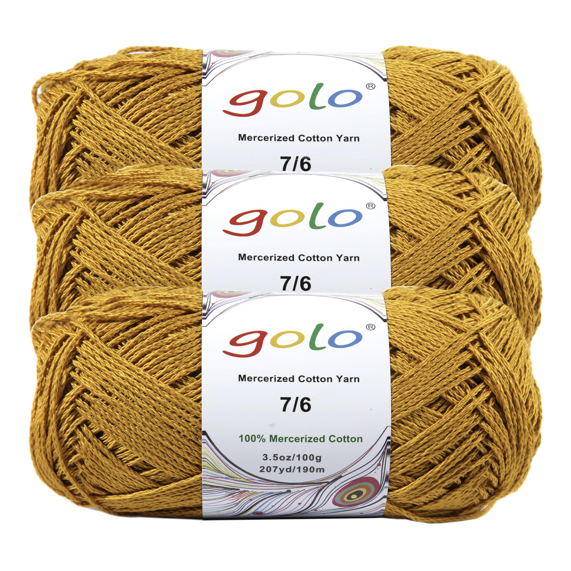 Fil à crochet golo en fibre naturelle pour éviter les nœuds