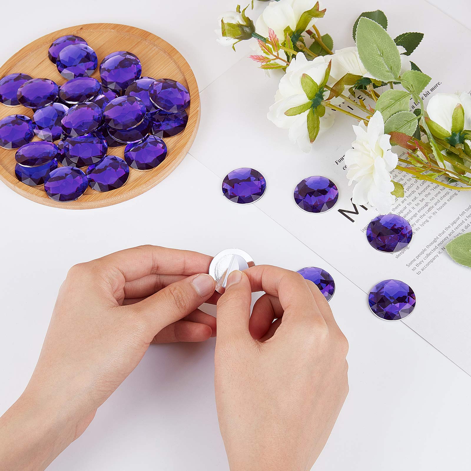 100 Strass Da Cucire In Vetro - 10 Forme Diverse Per Bigiotteria Fai Da Te - Foto 11